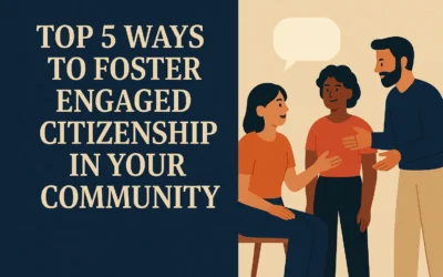 Top 5 Ways to Foster Engaged Citizenship in Your Community